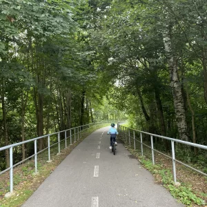 Na kole ze Sázavy po staré železniční trati - Vysočina s dětmi